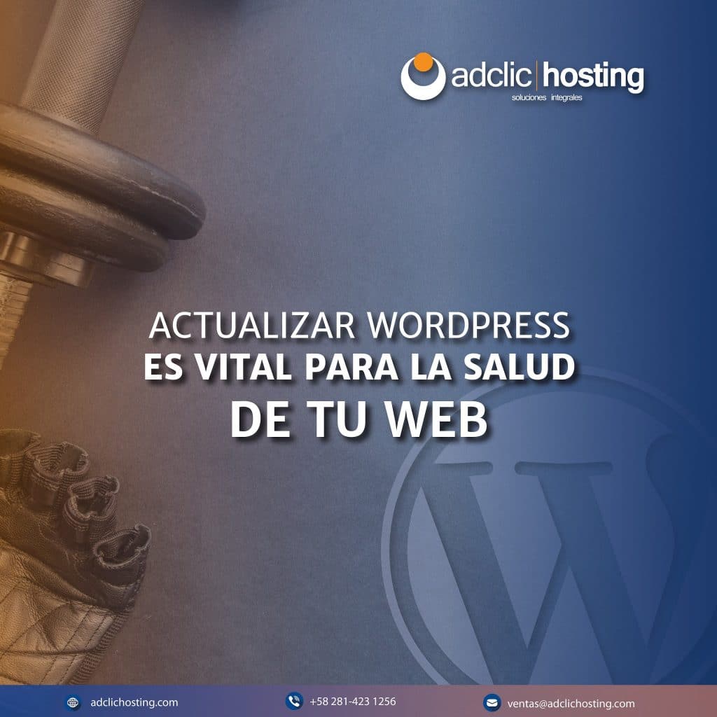 Actualizar WordPress a la ultima versión