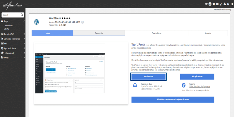 Cómo instalar WordPress
