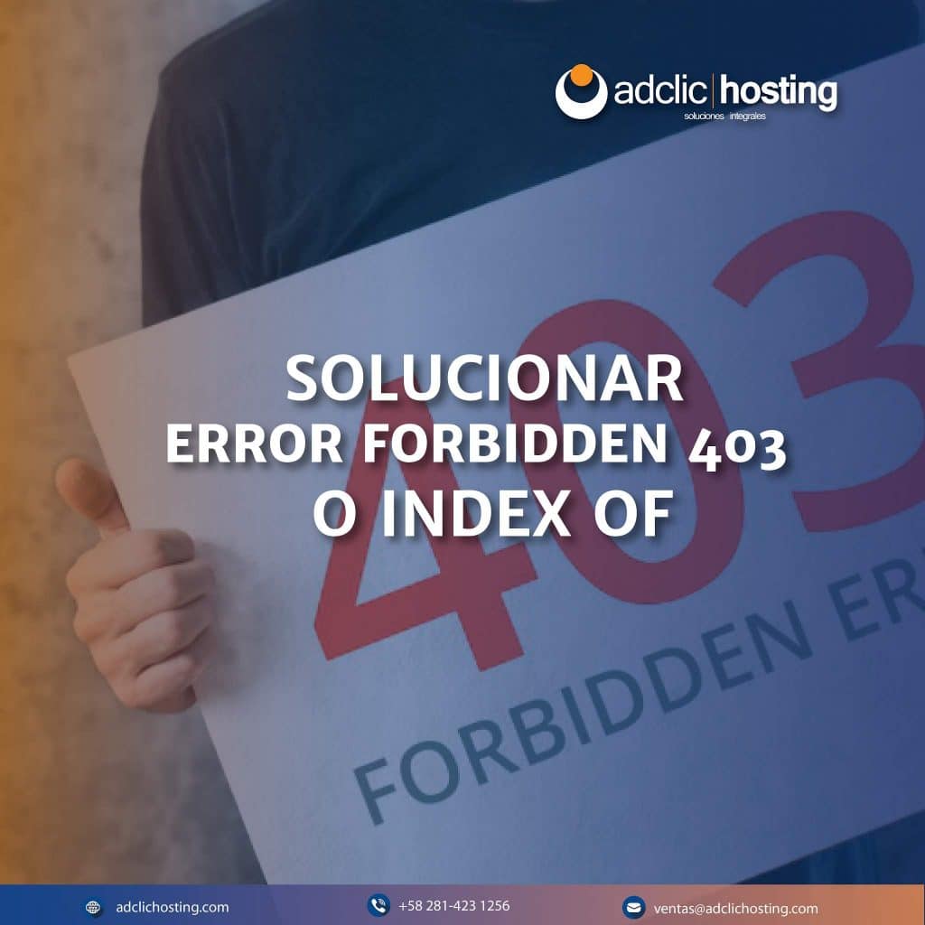 Solucionar el error Forbidden 403 – Index Off
