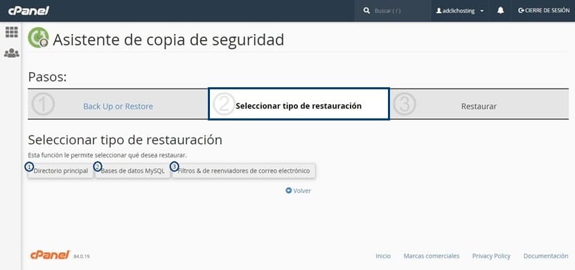 Asistente de copia de seguridad