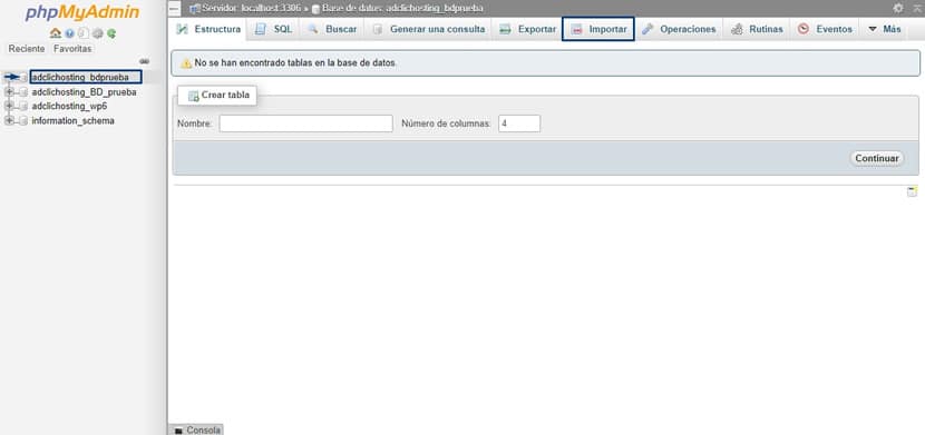phpmyadmin-import
