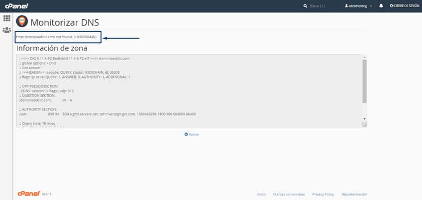 Monitorizar DNS