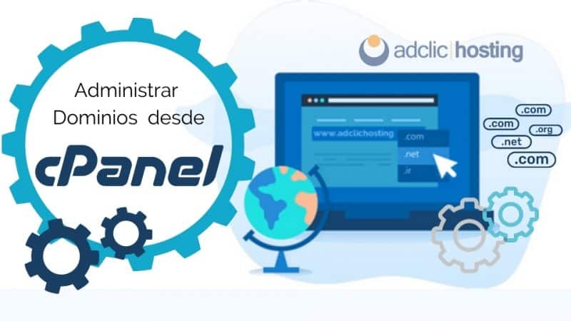 Administrar dominios