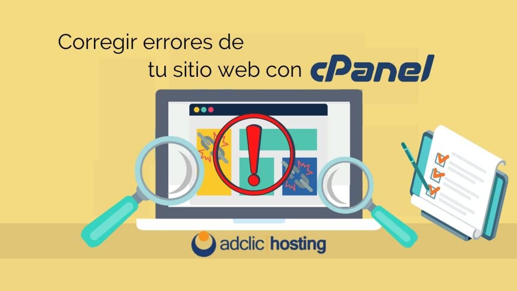 Manager de errores de Cpanel