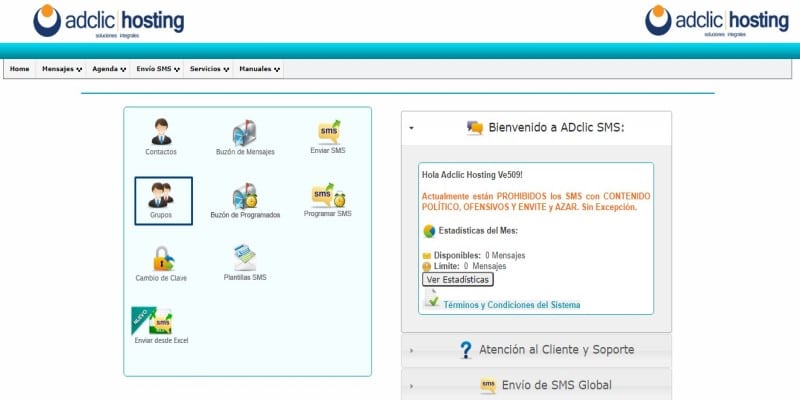 Crear grupos de contactos