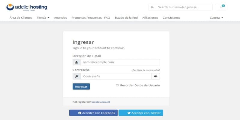 facturas generadas en AdclicHosting