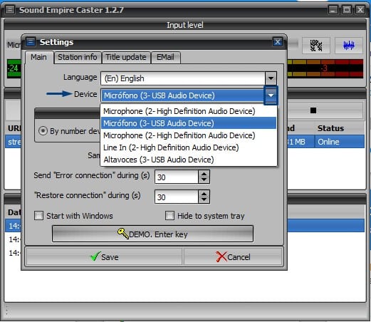 Radio Streaming SECaster