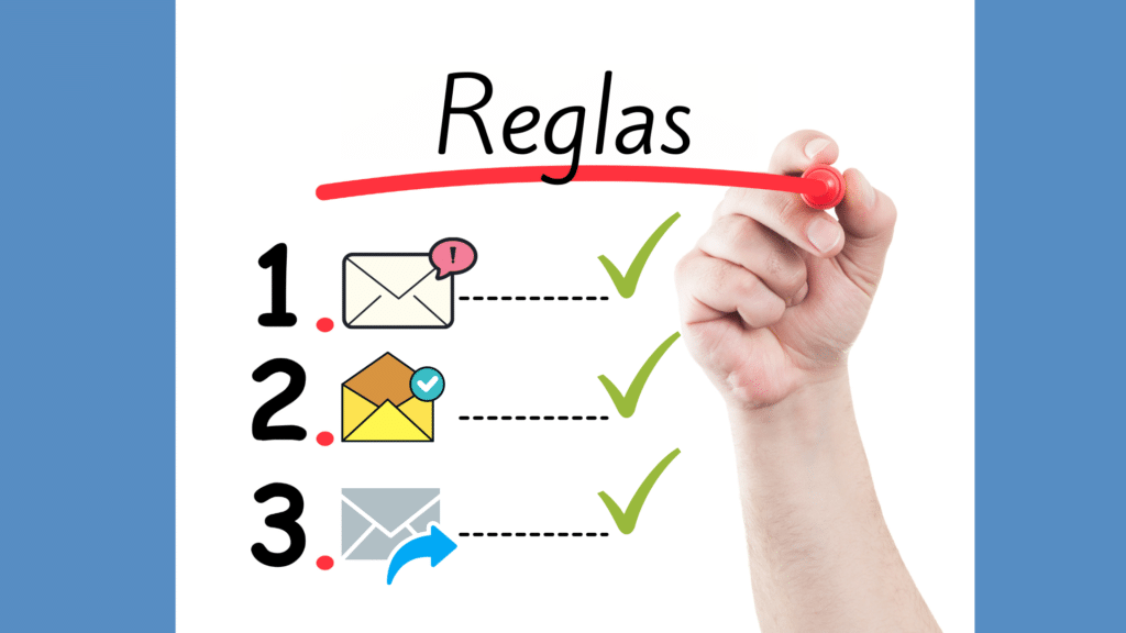 Crear reglas personalizadas en Outlook