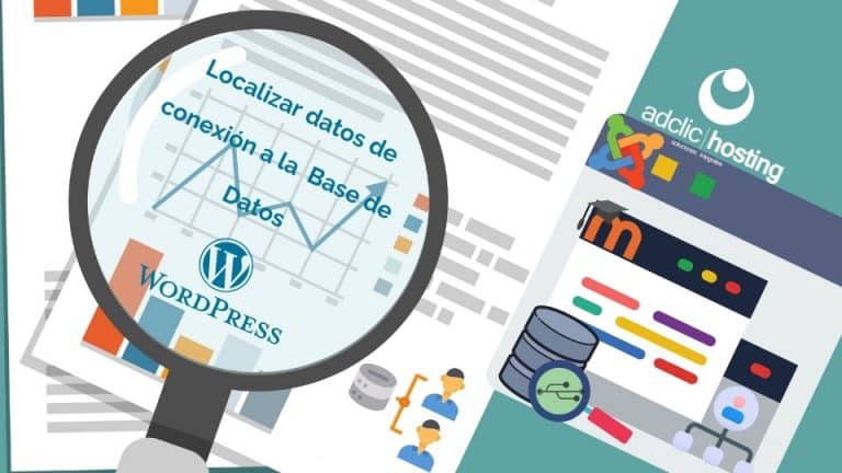 localizar datos de Conexión a base de datos