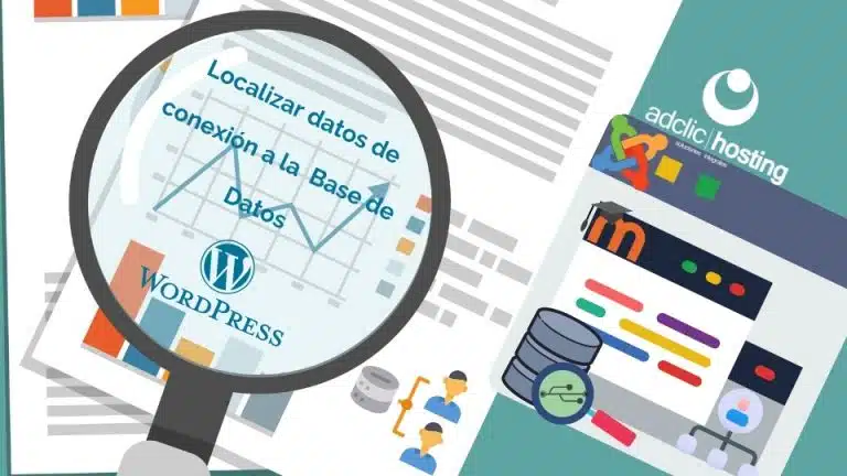 localizar datos de Conexión a base de datos