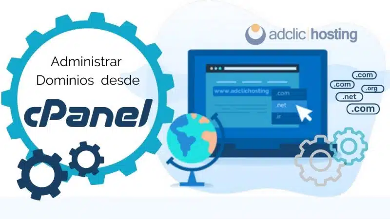 Administrar dominios