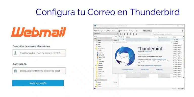 Configurar correo de cPanel en Thunderbird
