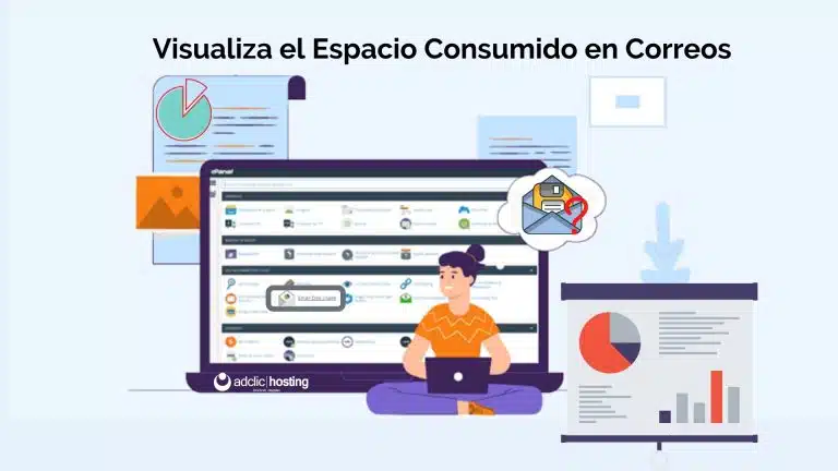 Espacio en disco usado por correos electrónicos